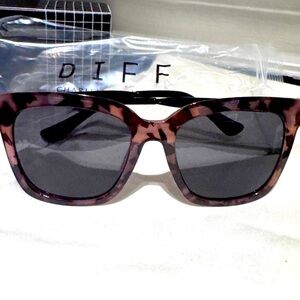 😎 Stylish Diff Charitable Hailey Himalyan Tortoise Sunglasses Brand New in Box